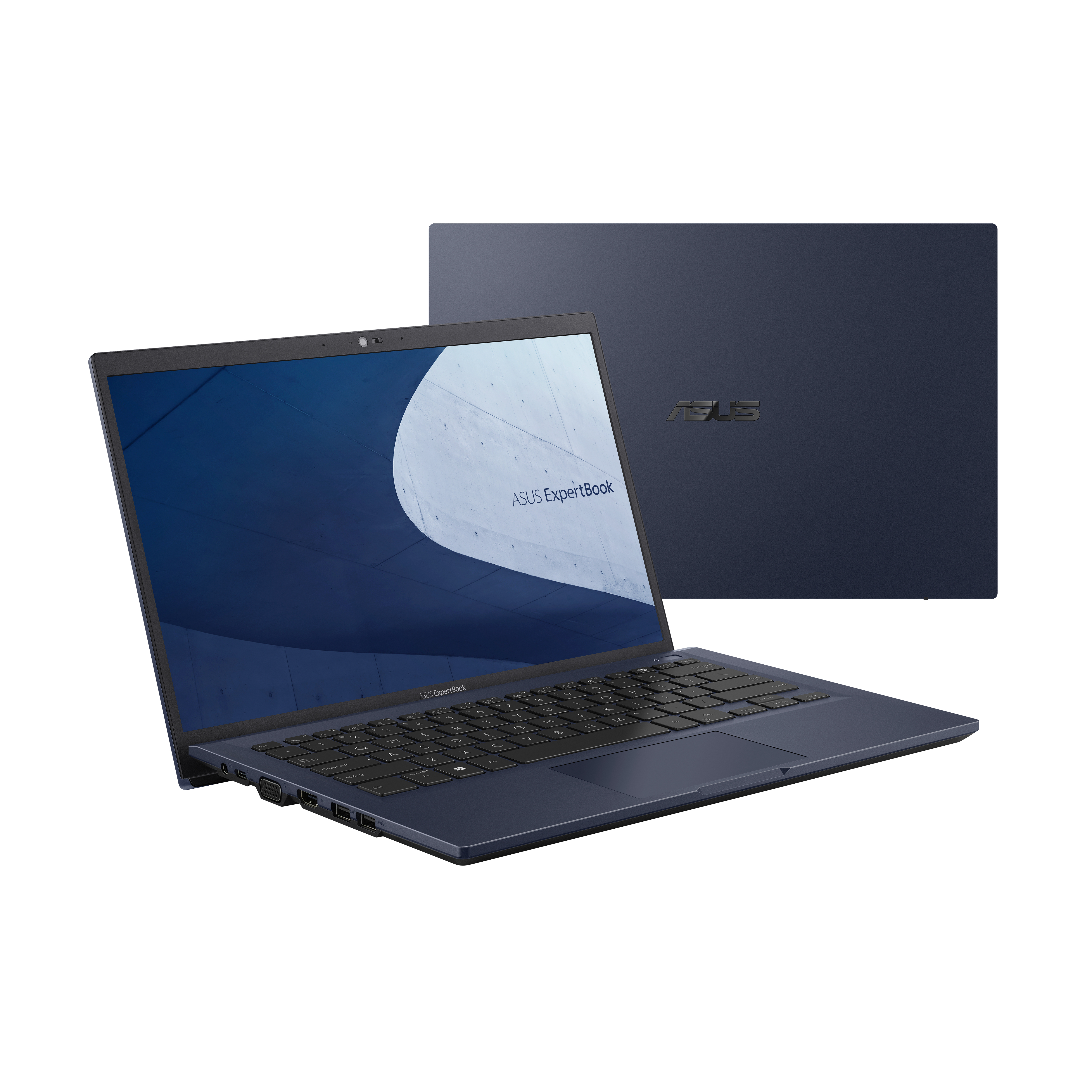 ASUS ExpertBook B1 B1400CEAE-EK1405R - 180°-Scharnierdesign - Intel Core i5 1135G7 / 2.4 GHz - Win 10 Pro - Iris Xe Graphics - 8 GB RAM - 512 GB SSD NVMe - 35.6 cm (14")