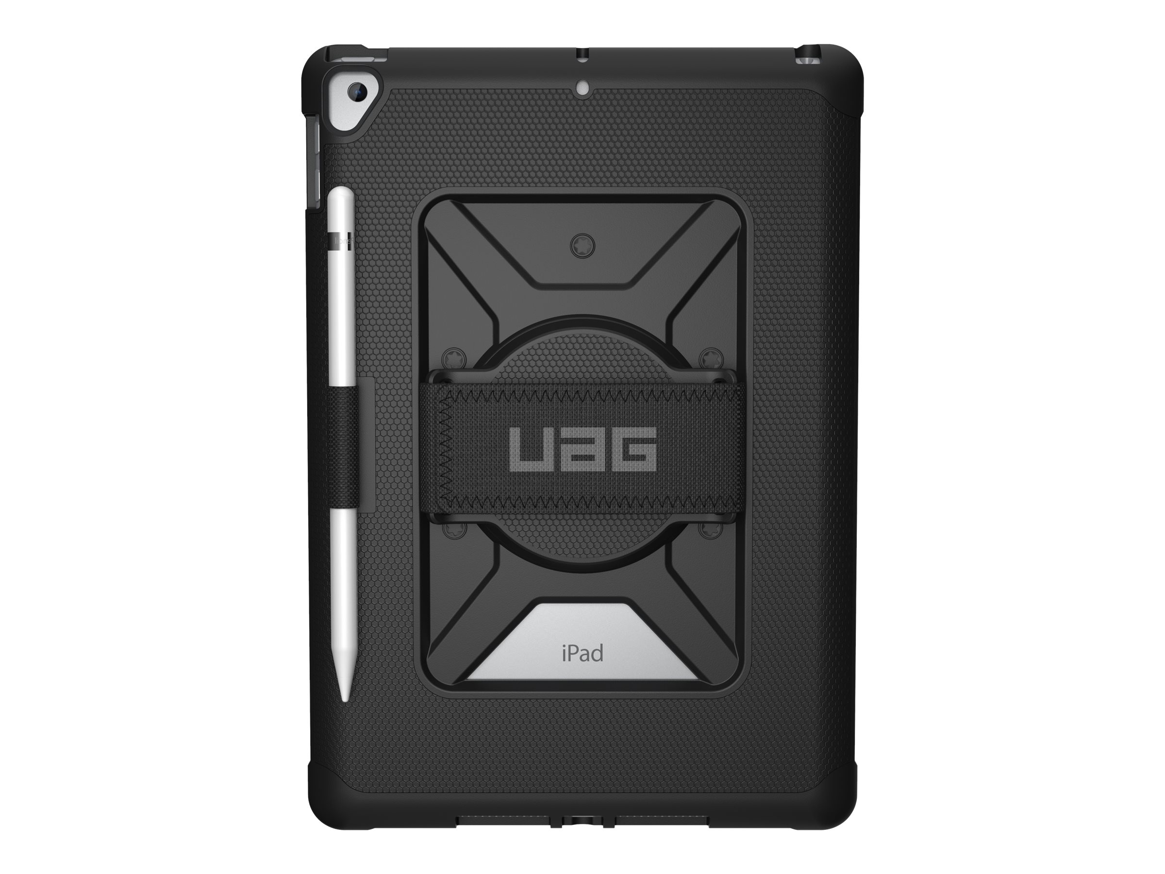 Urban Armor Gear UAG Case for iPad 10.2-in (9/8/7 Gen, 2021/2020/2019) - Metropolis w/HS Black - Hintere Abdeckung für Tablet - Schwarz - 10.2" - für Apple 10.2-inch iPad (7. Generation, 8. Generation)