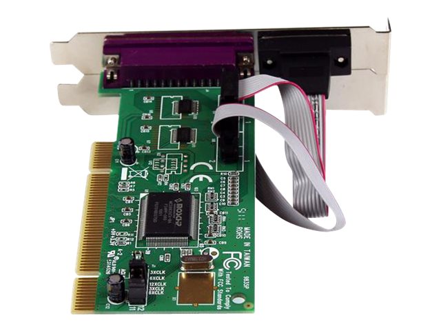 StarTech.com 1 Port Parallel/2 Port Serielle PCI Schnittstellenkarte mit 16550 UART