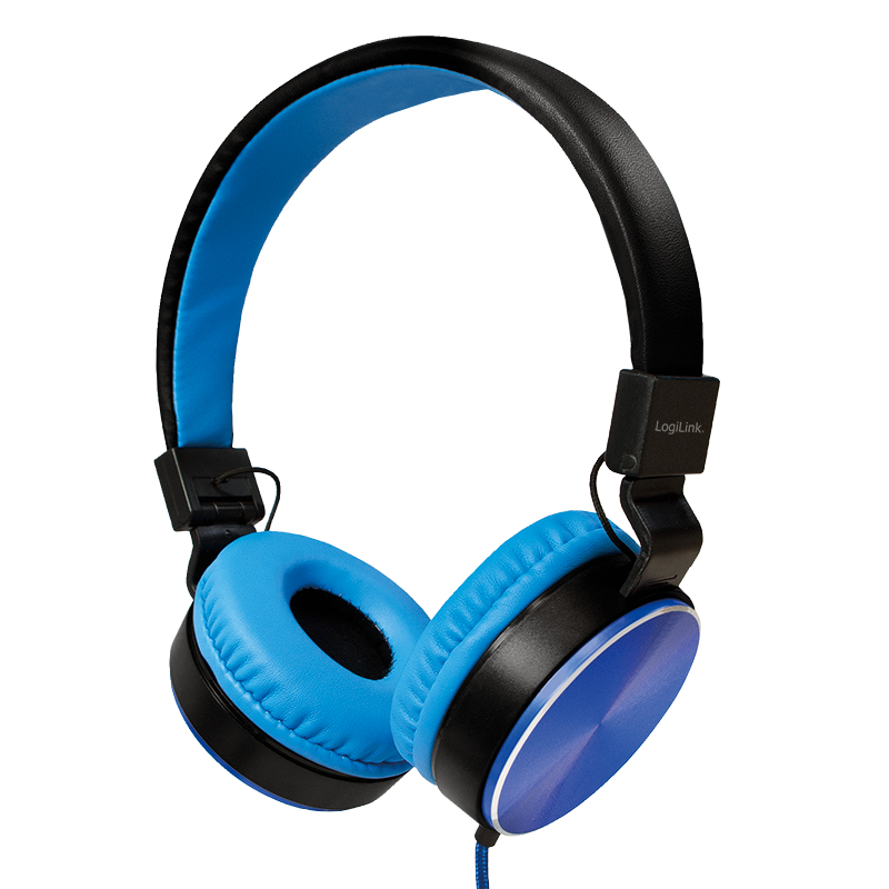 LogiLink Foldable - Kopfhörer - On-Ear - kabelgebunden