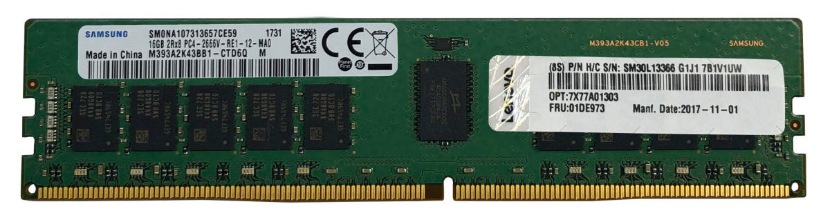 Lenovo TruDDR4 - DDR4 - Modul - 16 GB - DIMM 288-PIN