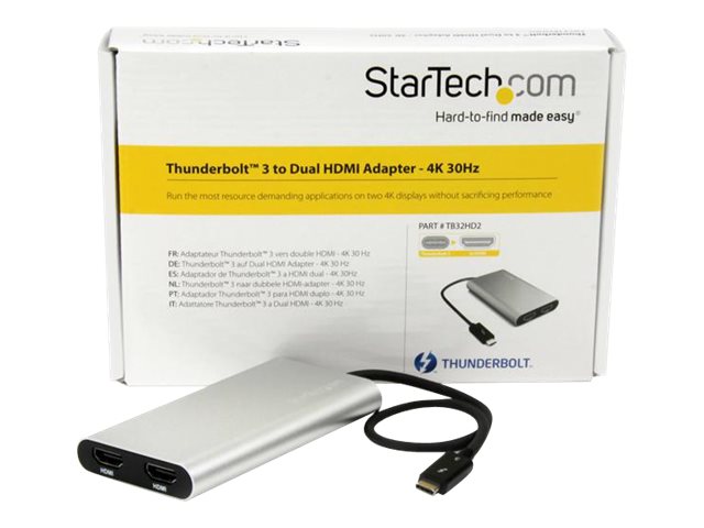 StarTech.com Thunderbolt 3 auf zwei HDMI Adapter