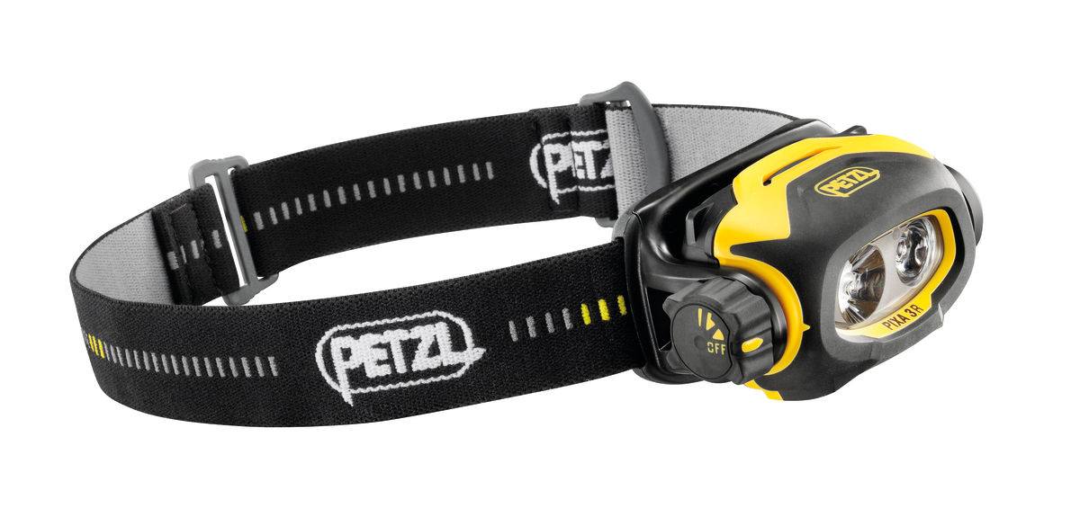 Petzl PIXA 3R - Stirnband-Taschenlampe - Schwarz - Gelb - IP67 - 90 lm - 90 m - Lithium-Ion (Li-Ion)