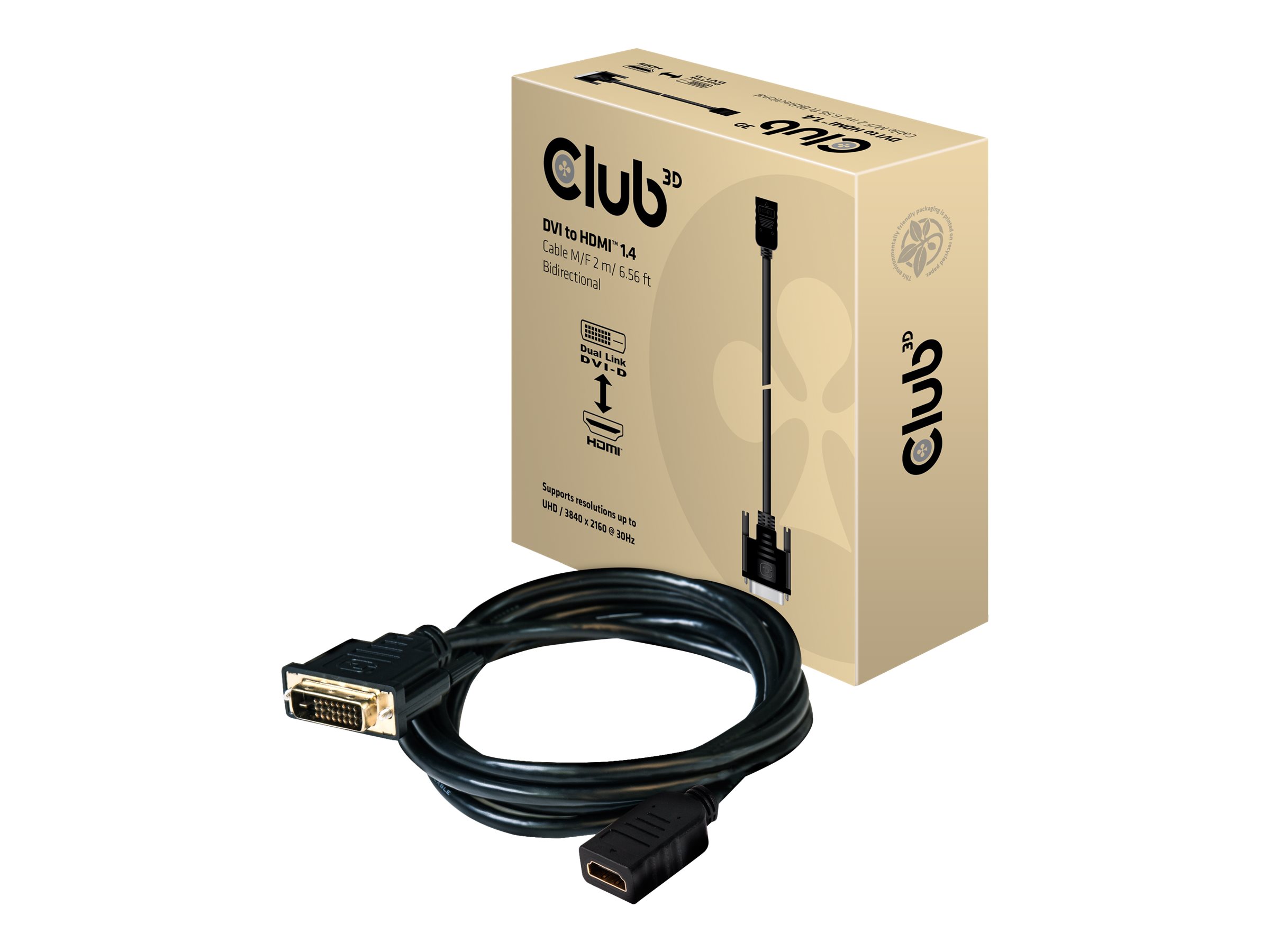 Club 3D CAC-1211 - Adapter cable - Dual Link