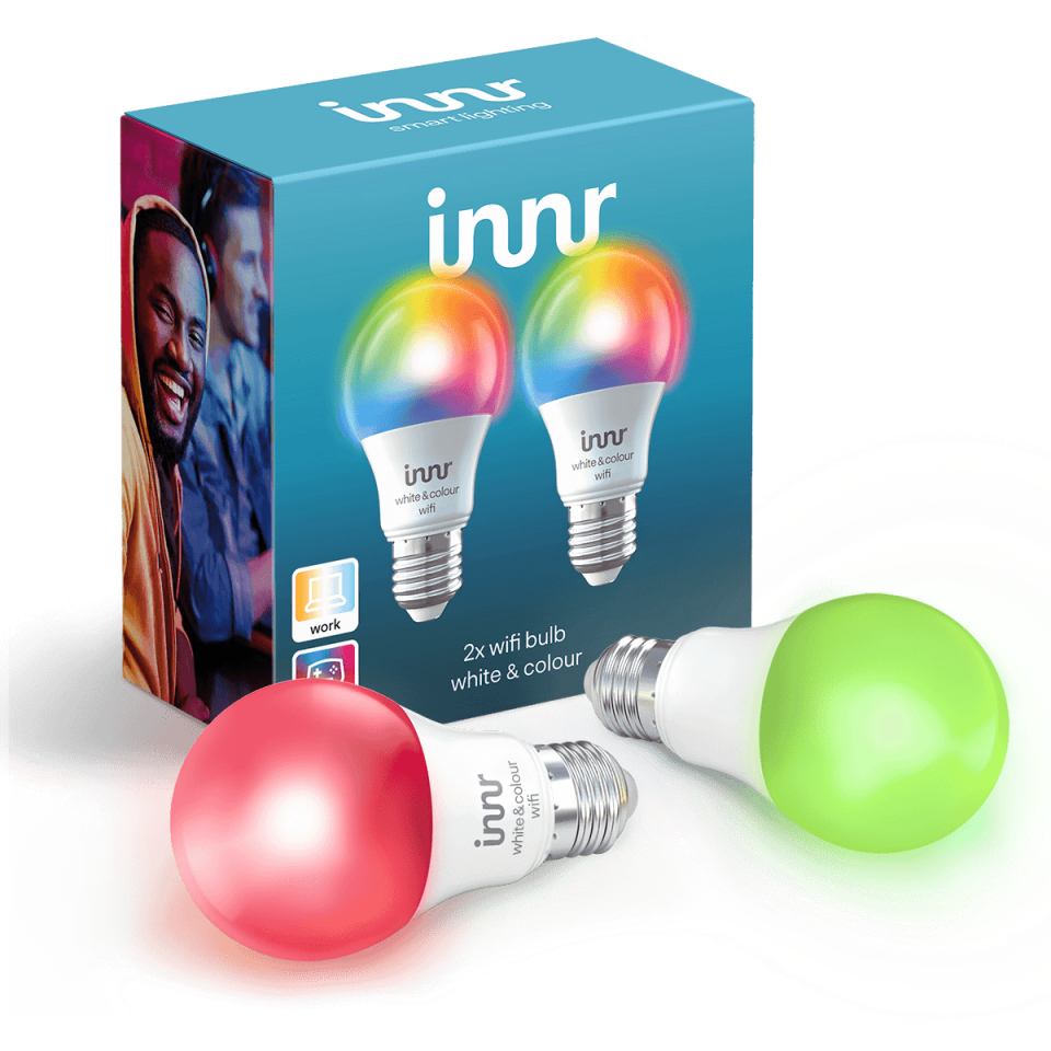Innr Lighting E27 Lampe RGBW Wifi Bulb colour WRB 785 C-2 - 2er Pack