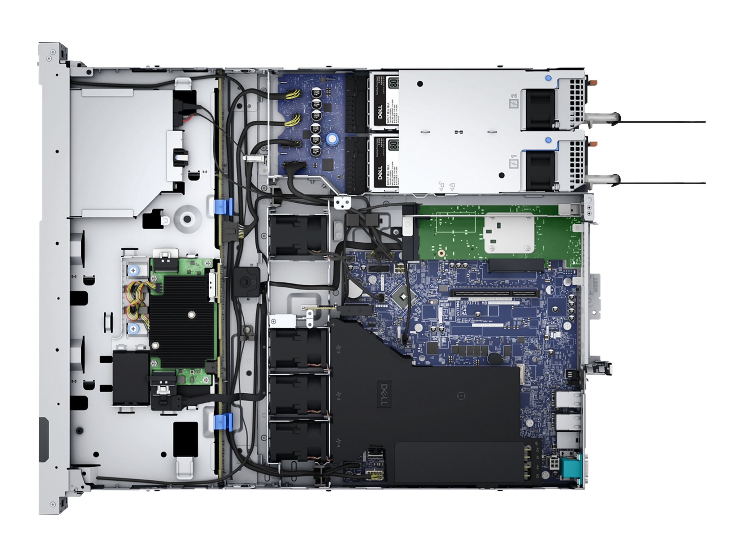 Dell PowerEdge R350 - Server - Rack-Montage - 1U - 1-Weg - 1 x Xeon E-2314 / 2.8 GHz - RAM 16 GB - SAS - Hot-Swap 6.4 cm (2.5")