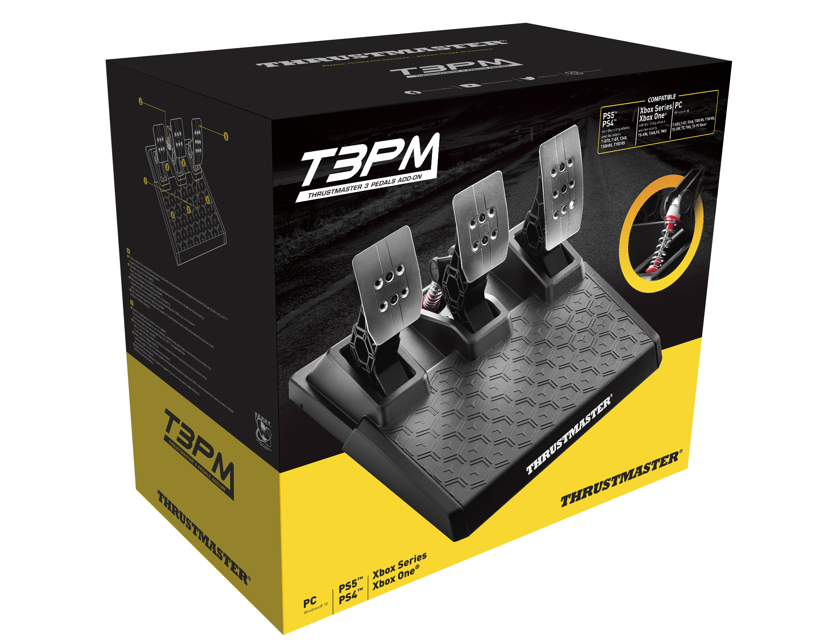 ThrustMaster T3PM - Pedale - kabelgebunden - für PC