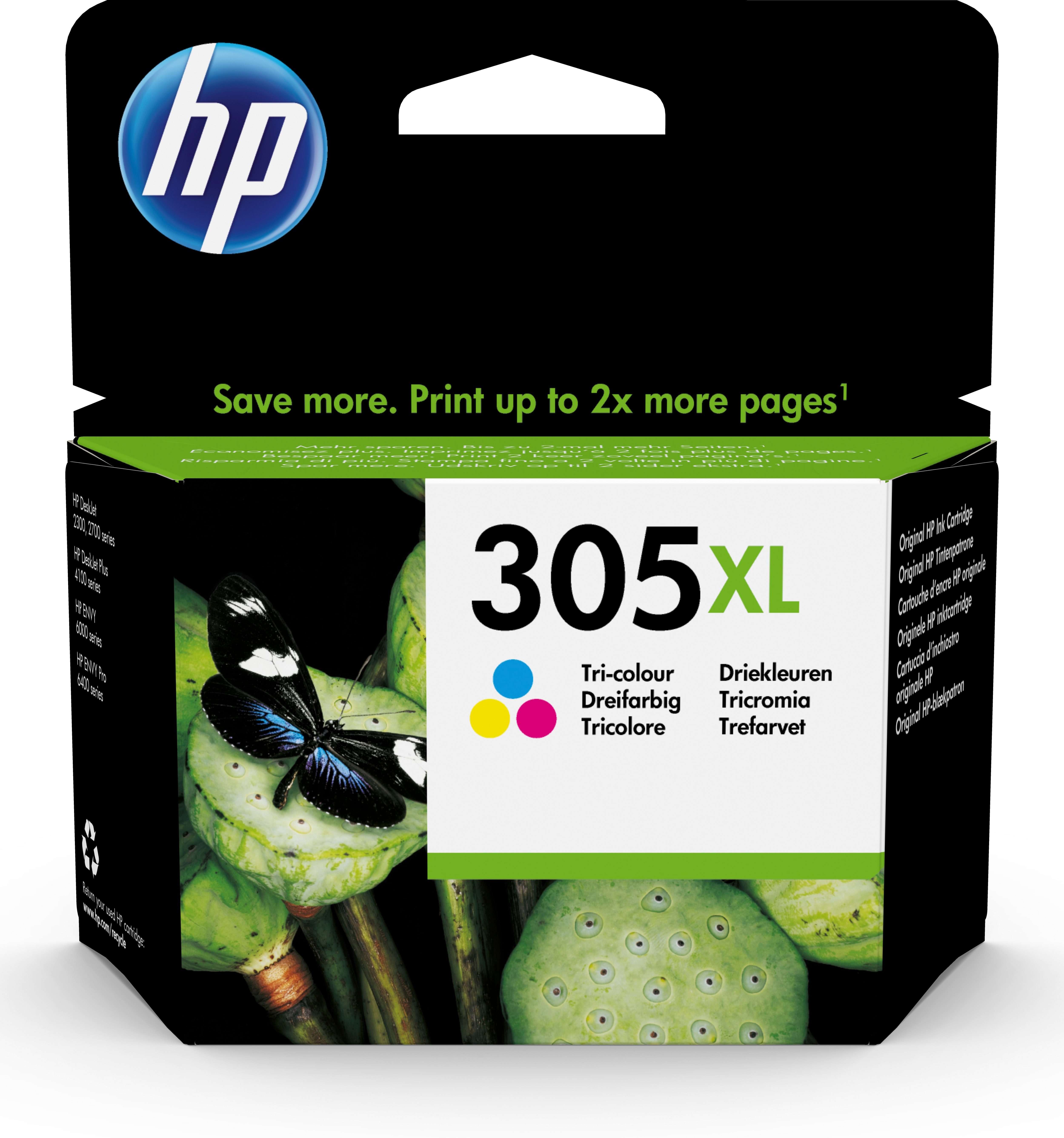 HP 305XL - 5 ml - Hohe Ergiebigkeit - Farbe (Cyan, Magenta, Gelb)