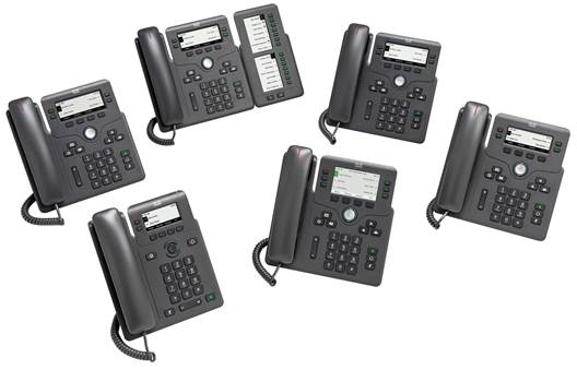Cisco IP Phone 6821 - VoIP-Telefon mit Rufnummernanzeige/Anklopffunktion