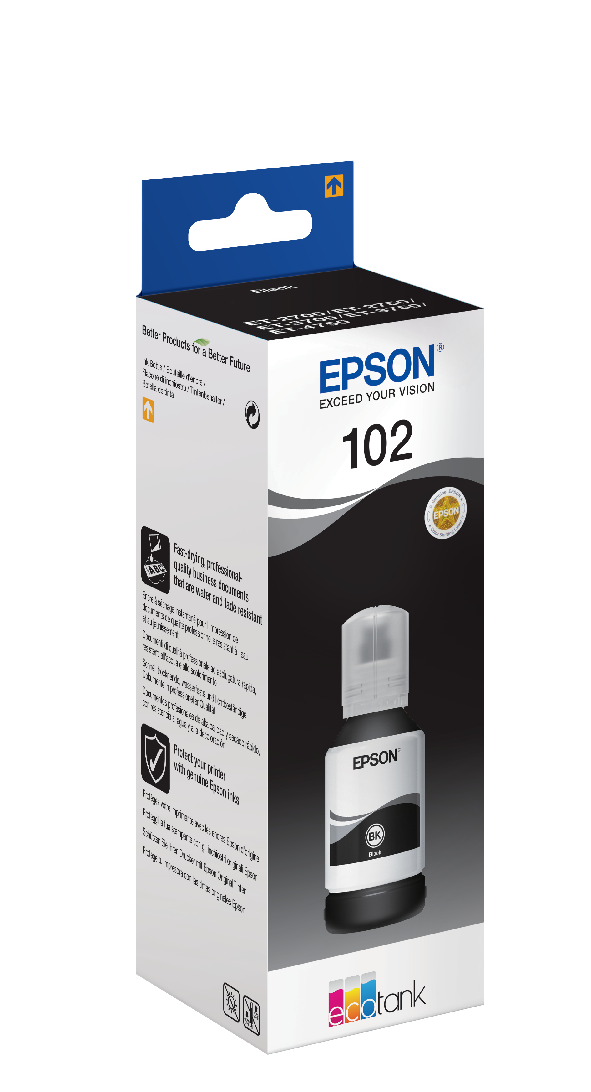 Epson 102 - 127 ml - Schwarz - Original - Tintenbehälter