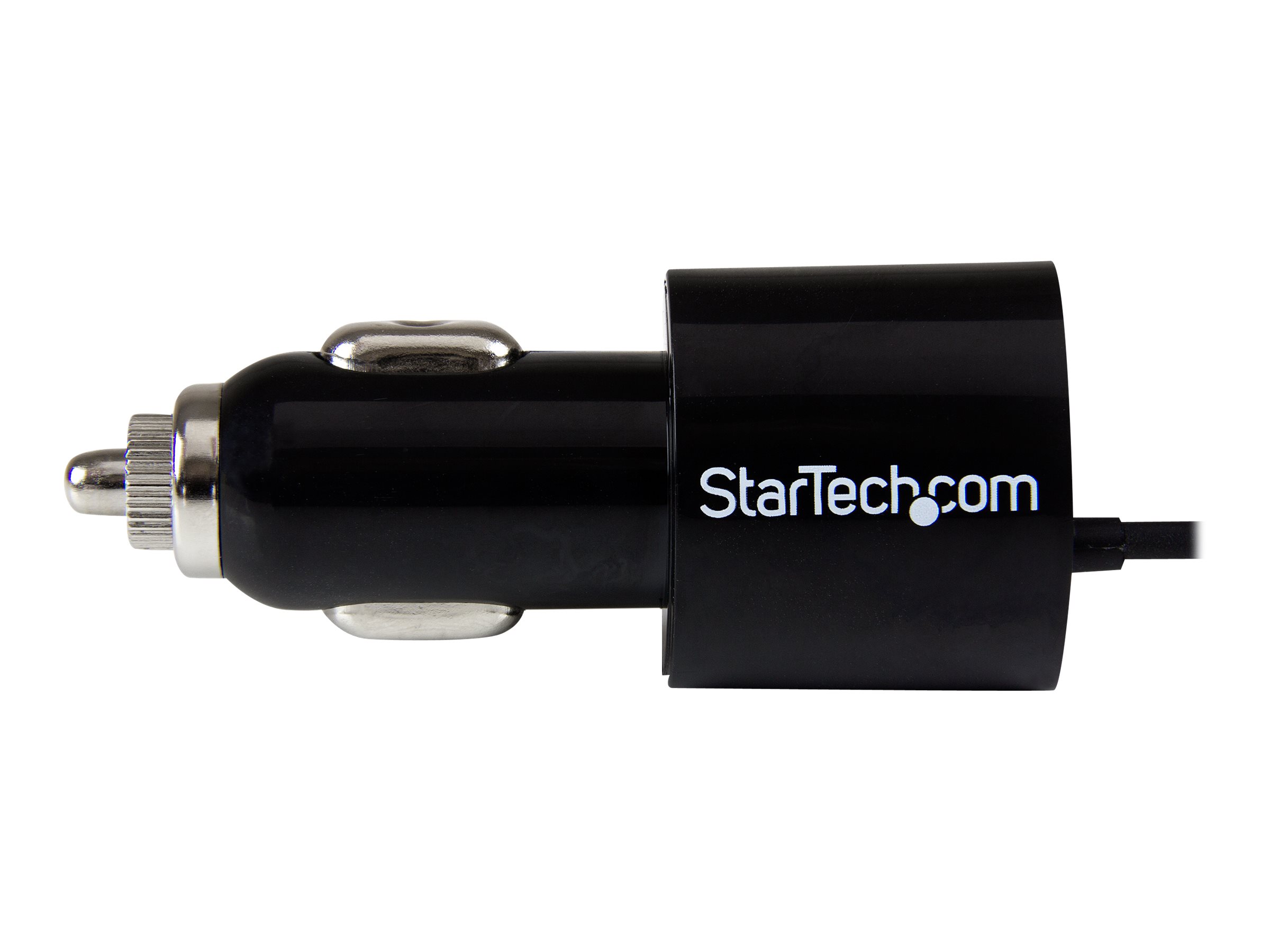 StarTech.com Dual USB KFZ-Ladegerät mit Micro USB Kabel und USB 2.0 - 21 Watt / 4.2 A - 2-fach Tablet Auto-Ladegerät - Auto-Netzteil - 21 Watt - 4.2 A - 2 Ausgabeanschlussstellen (USB, Micro-USB Typ B)