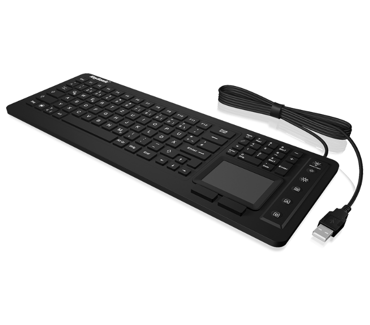 KeySonic KSK-6231INEL - Tastatur - mit Touchpad