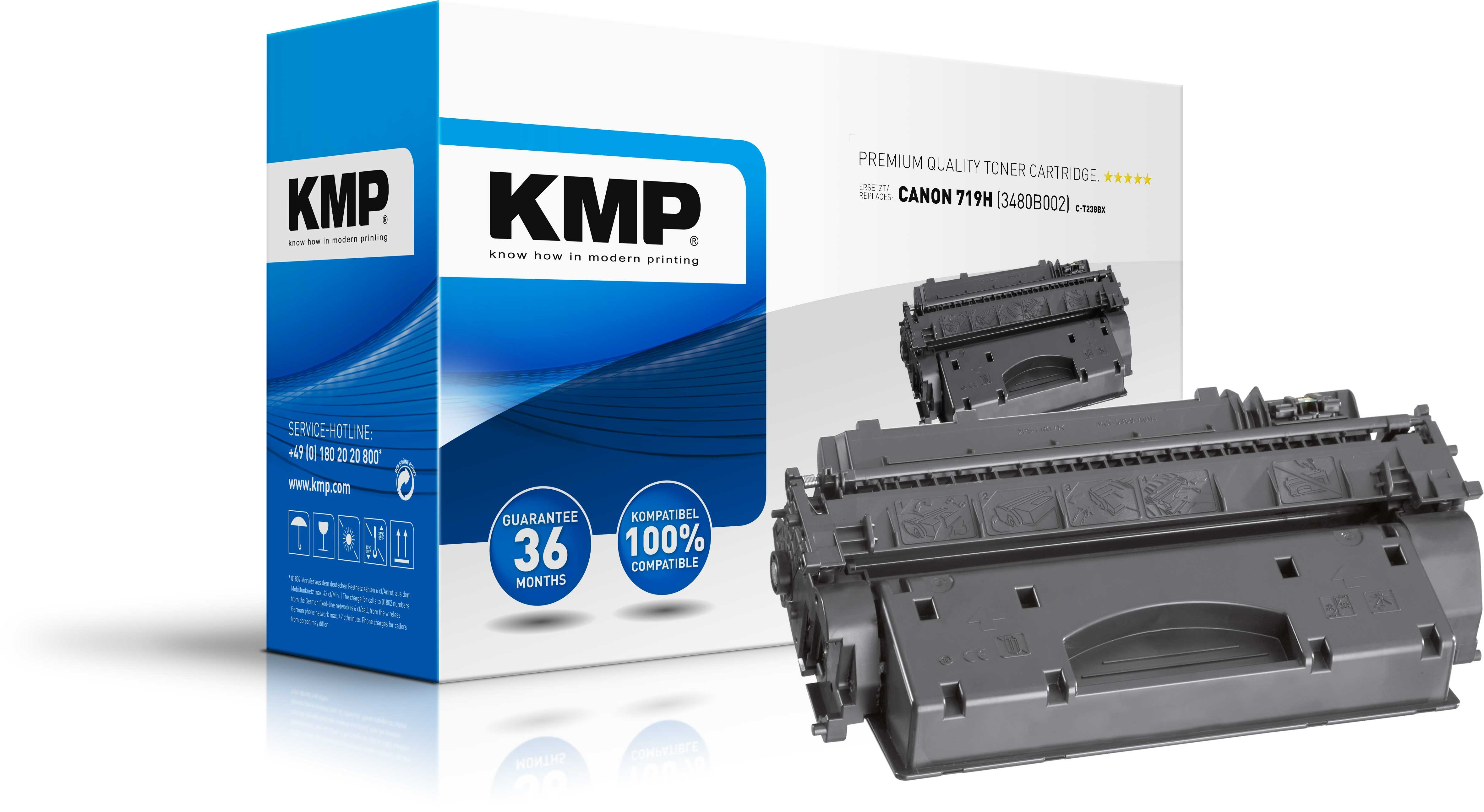 KMP C-T238BX - Schwarz - kompatibel - Tonerpatrone (Alternative zu: Canon 719H)