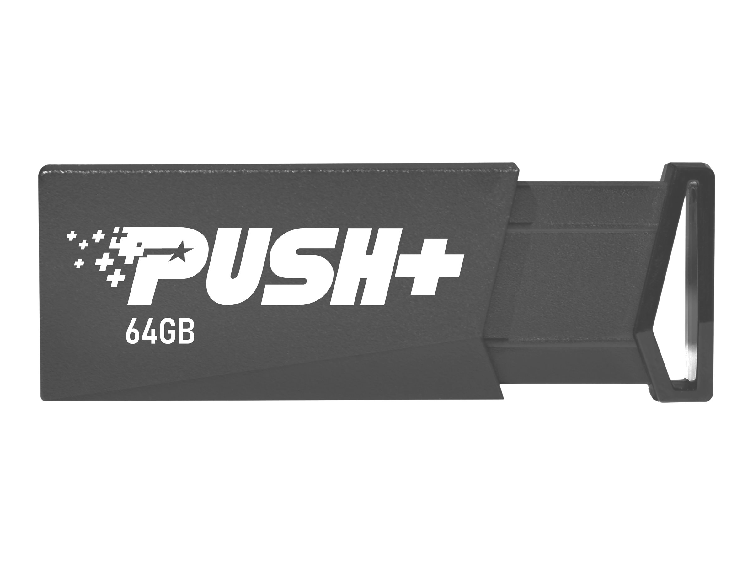 PATRIOT Push+ - USB-Flash-Laufwerk - 64 GB - USB 3.2 Gen 1