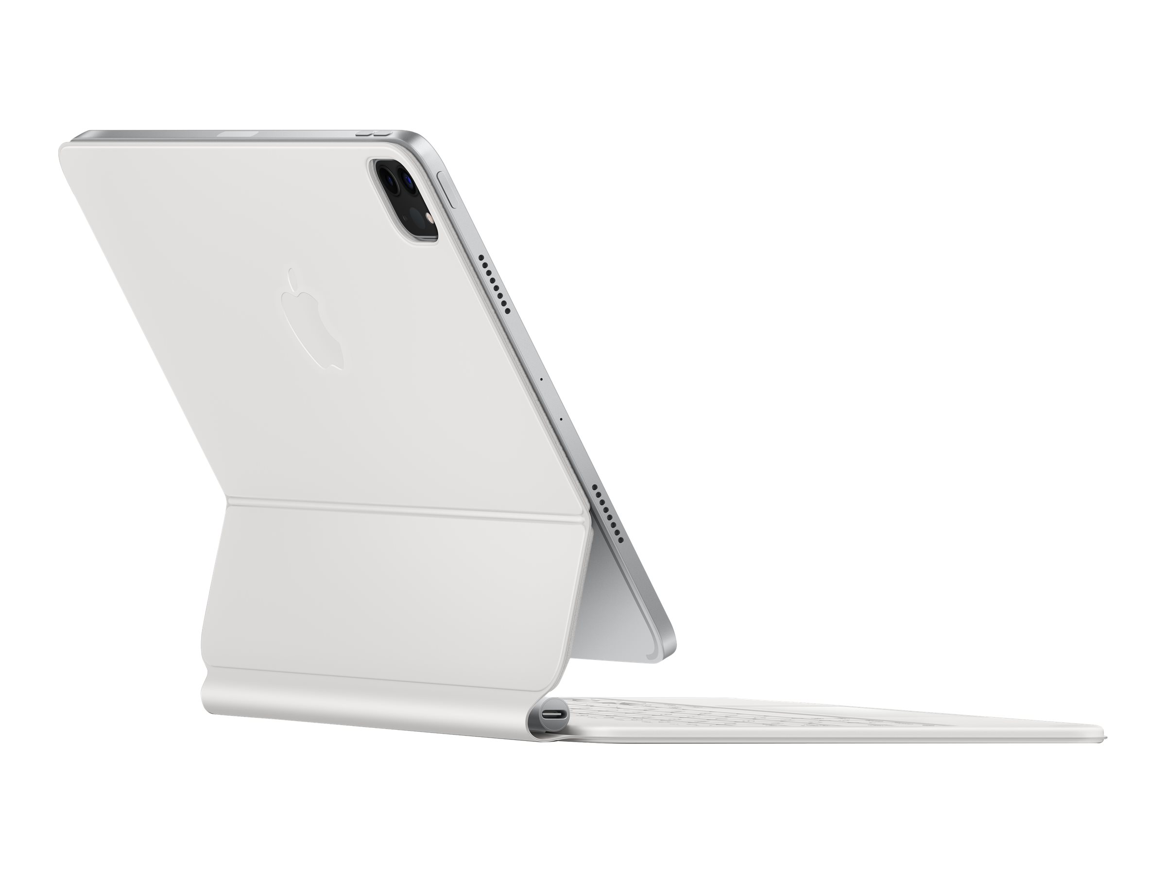 Apple Magic Keyboard - Tastatur und Foliohülle - mit Trackpad - hinterleuchtet - Apple Smart connector - QWERTZ - Deutsch - weiß - für 11-inch iPad Pro (1st generation, 2nd generation, 3rd generation)
