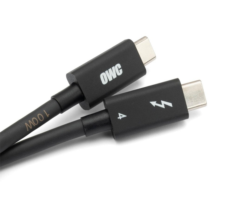 OWC Thunderbolt 4/USB-C Kabel 0.7m schwarz - Kabel - Digital/Daten