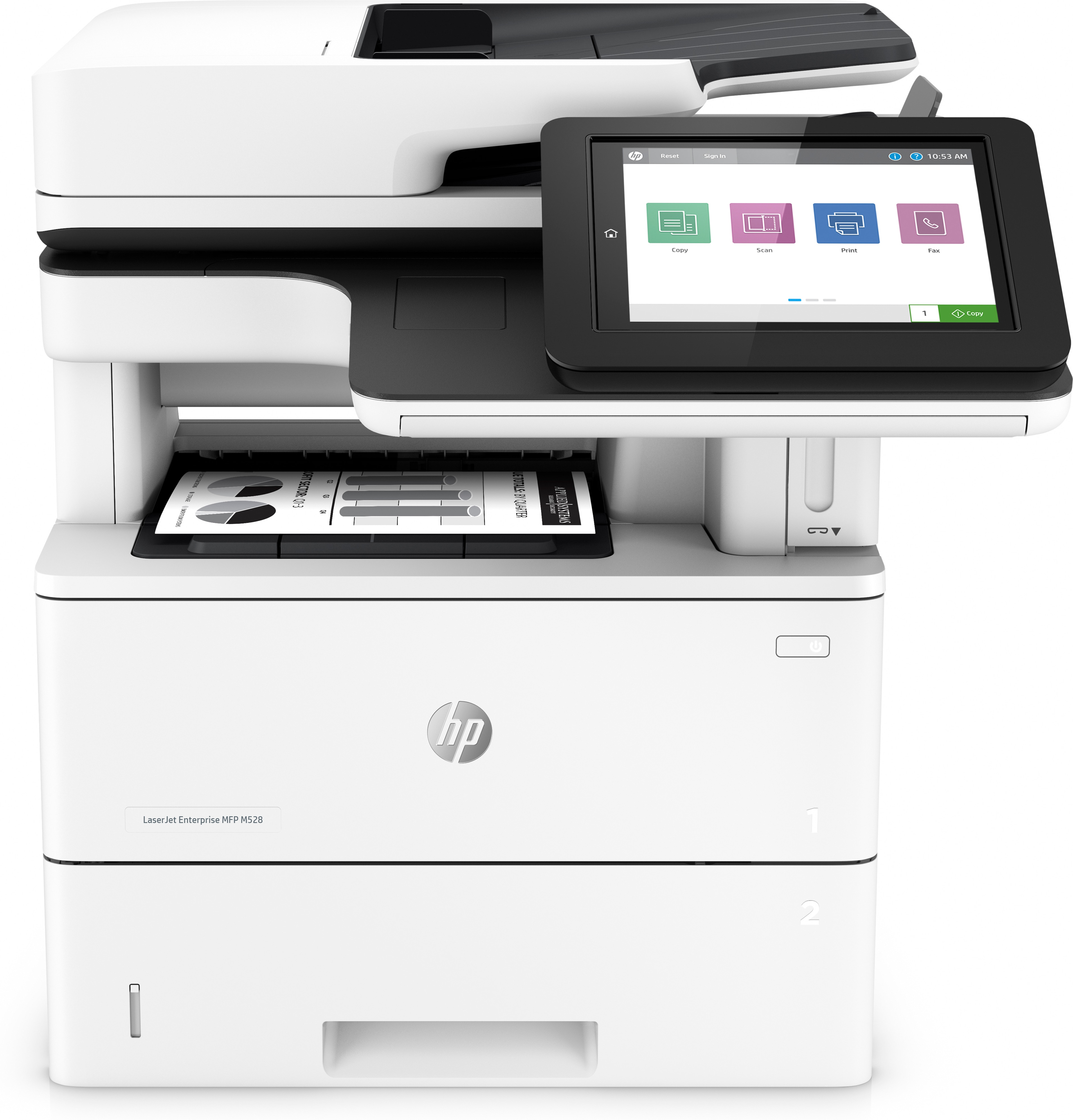 HP LaserJet Enterprise MFP M528f - Multifunktionsdrucker - s/w - Laser - Legal (216 x 356 mm)