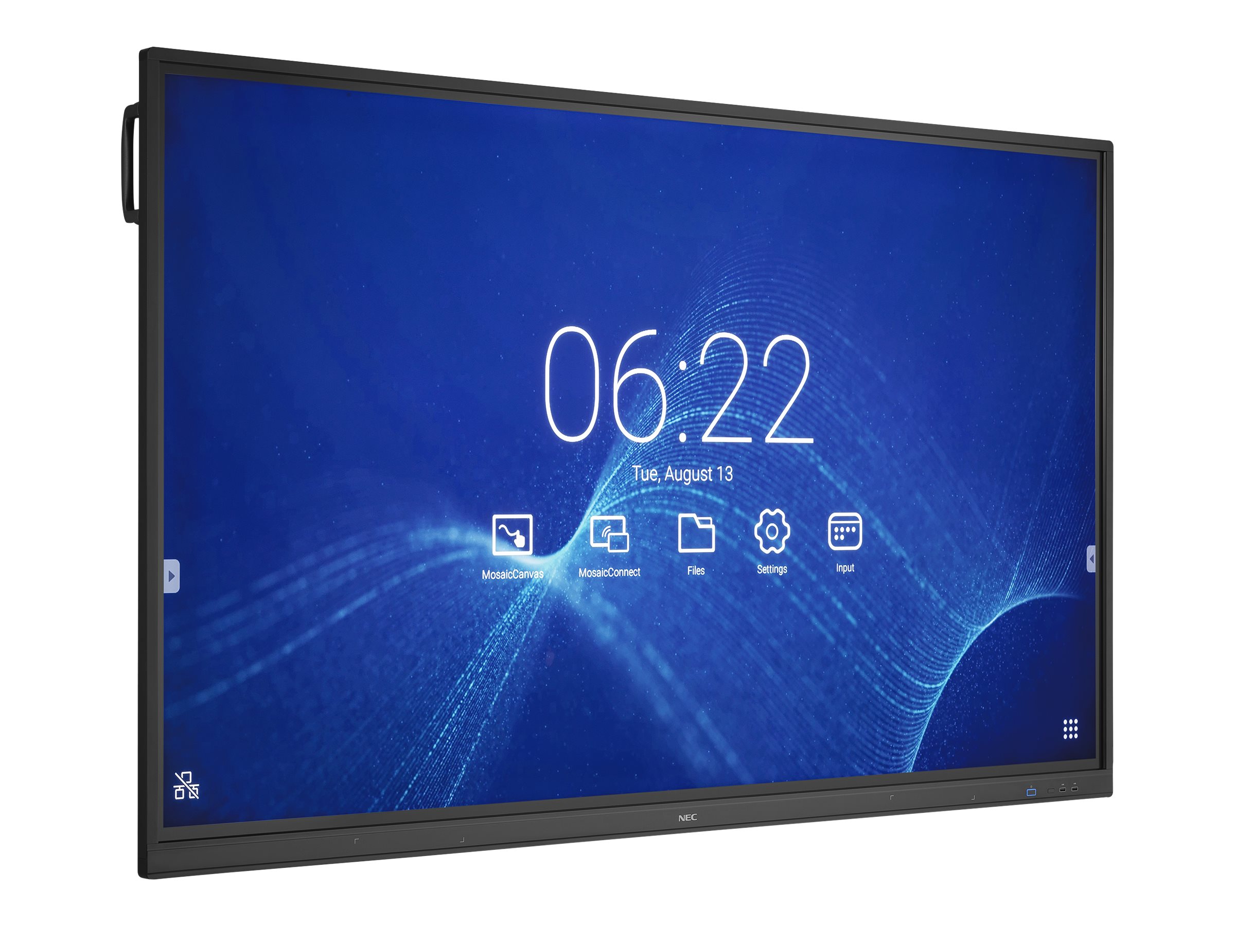 NEC Display MultiSync CB751Q - 189.3 cm (75") Diagonalklasse LCD-Display mit LED-Hintergrundbeleuchtung - interaktiv - 4K UHD (2160p)