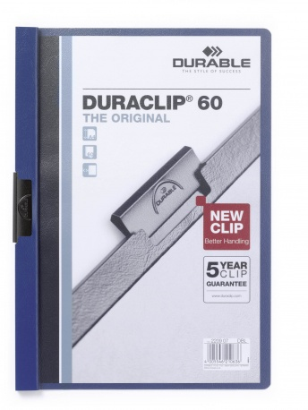 Durable Klemm-Mappe Duraclip Original 60 A4 dklblau - Bürokleinmaterial - A4