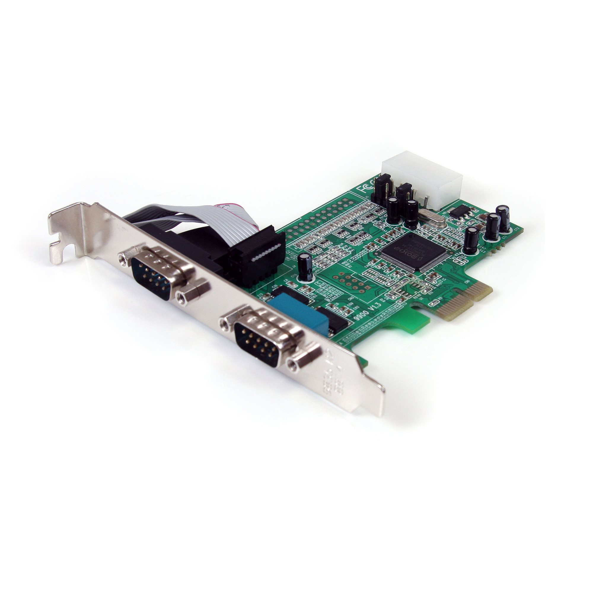 StarTech.com 2 Port Serielle PCI Express RS232 Adapter Karte - Serielle PCIe RS232 Kontroller Karte - PCIe zu Dual Serielle DB9 - 16550 UART - Erweiterungskarte - Windows & Linux (PEX2S553)
