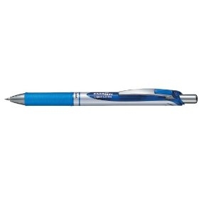 Pentel Energel XM Klick - Anklippbarer versenkbarer Stift - Blau - Blau - 0,7 mm - Beidhändig - 12 Stück(e)