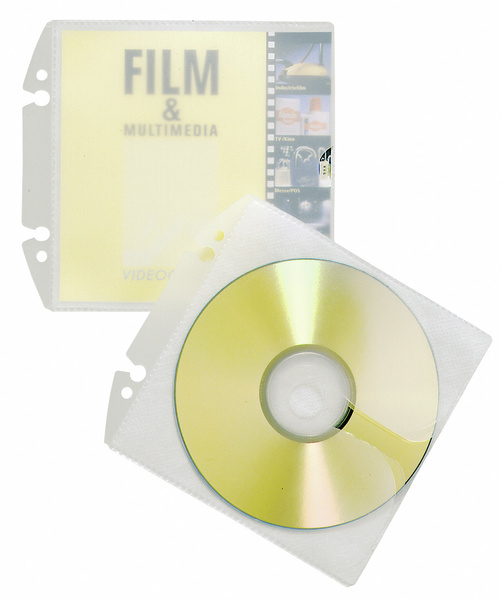Durable CD-Tasche - Kapazität: 1 CD/DVD (Packung mit 10)