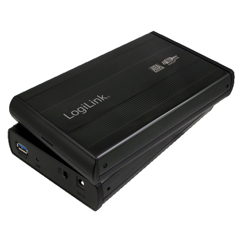 LogiLink Enclosure 3,5 Inch S-SATA HDD USB 3.0 Alu - Speichergehäuse - 3.5" (8.9 cm)
