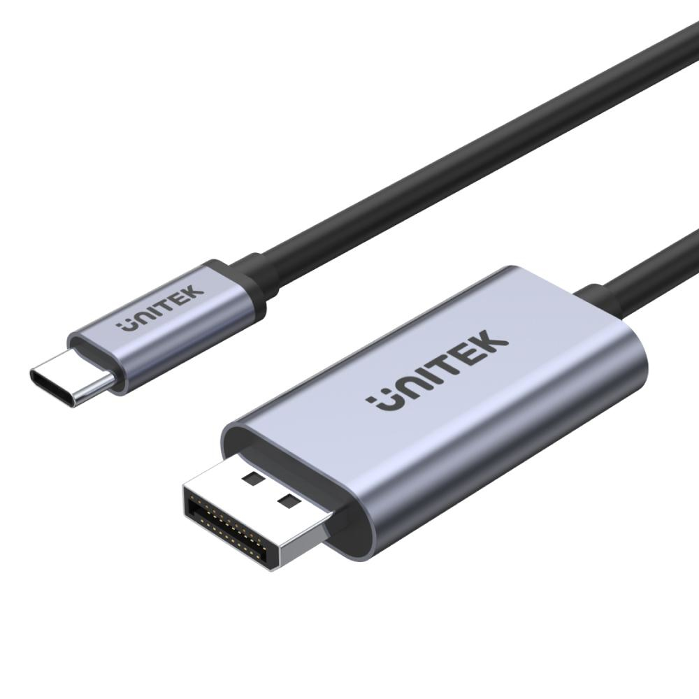Unitek International ADAPTER USB-C - DP 1.2 4K@60HZ,1,8M, V1409A - Adapter - Digital/Daten