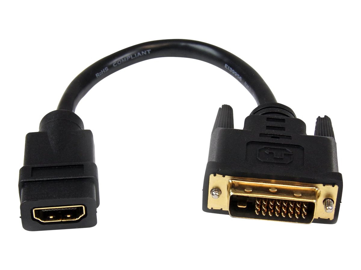 StarTech.com HDMI auf DVI Adapter 20cm - DVI-D (25 pin)