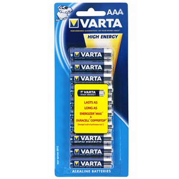 Varta High Energy - Batterie 10 x AAA - Alkalisch