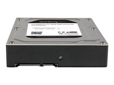 StarTech.com 2,5 auf 3,5 Aluminium SATA Festplattengehäuse für HDD/SSD bis 12,5mm - 6,4cm auf 8,9cm (2,5/3,5 Zoll)
