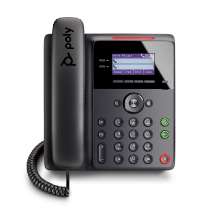 Poly Edge B20 - VoIP-Telefon mit Rufnummernanzeige/Anklopffunktion