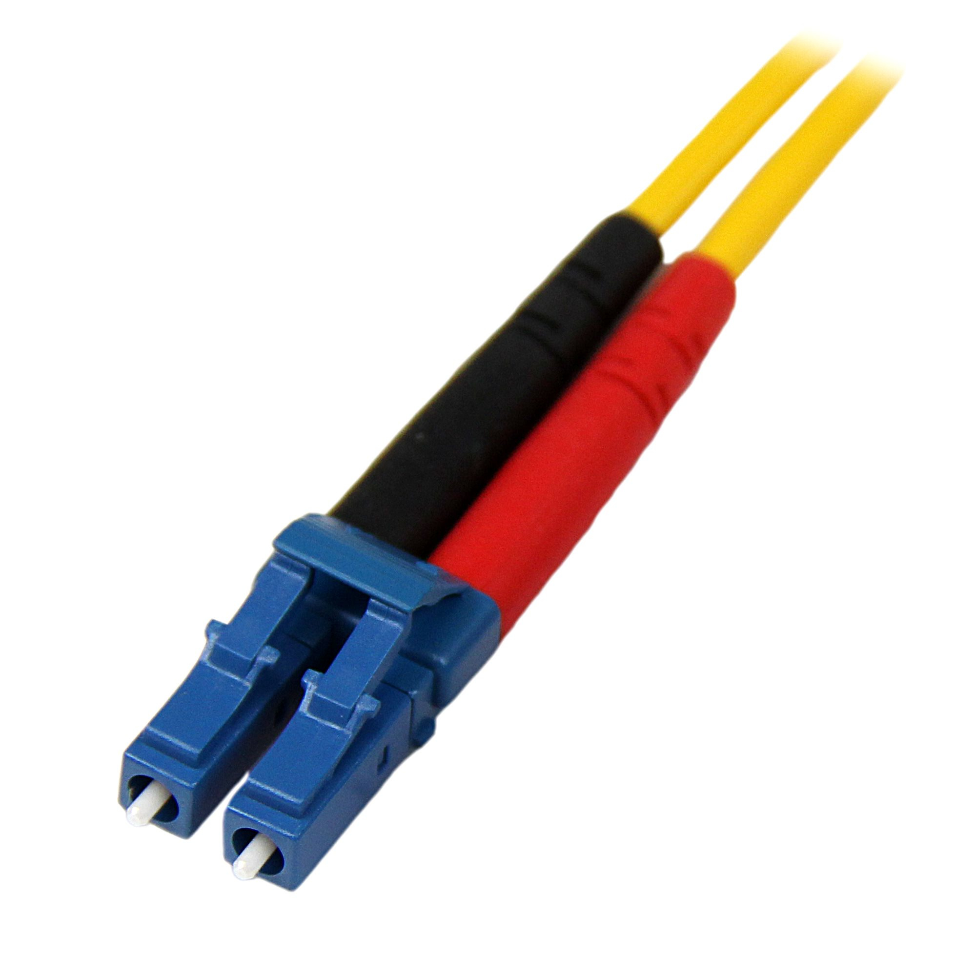 StarTech.com 7m Fiber Optic Cable - Single-Mode Duplex 9/125 - LSZH - LC/LC - OS1 - LC to LC Fiber Patch Cable (SMFIBLCLC7)