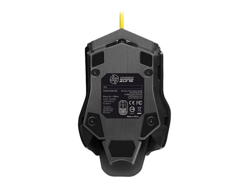 Sharkoon SHARK ZONE M50 - Maus - Laser - 7 Tasten
