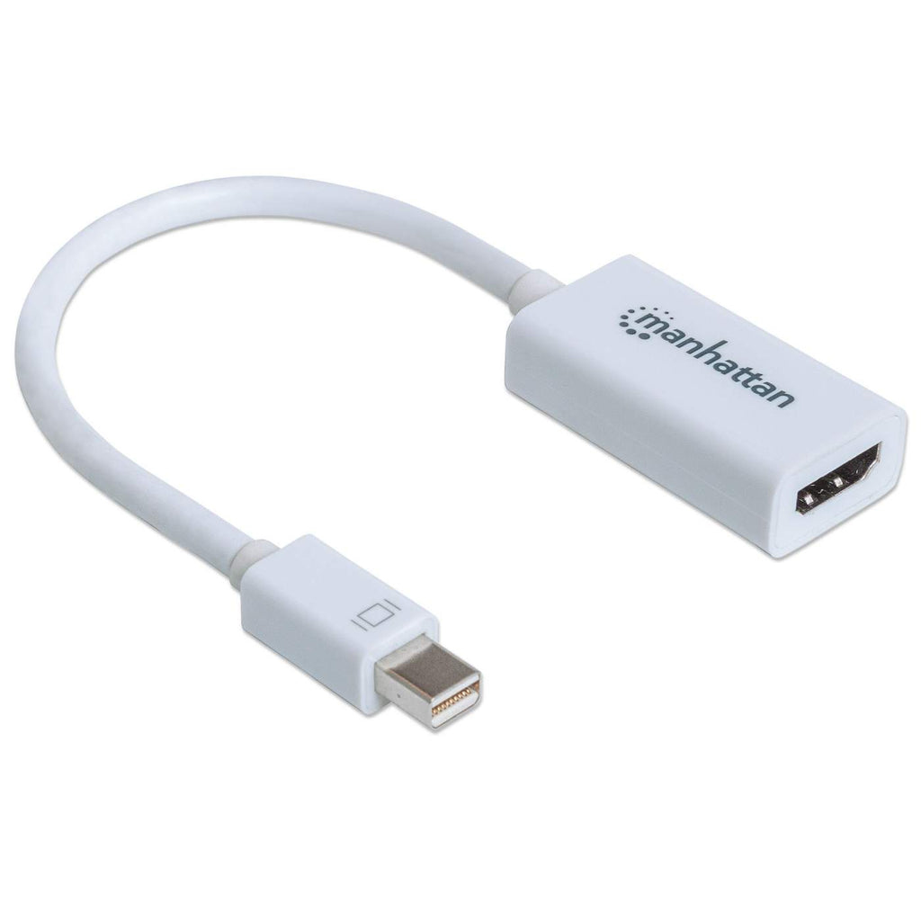 Manhattan Passiver Mini-DisplayPort auf HDMI-Adapter, Mini DisplayPort-Stecker auf HDMI-Buchse, passiv, Blister-Verpackung — ideal for Mac-Computer