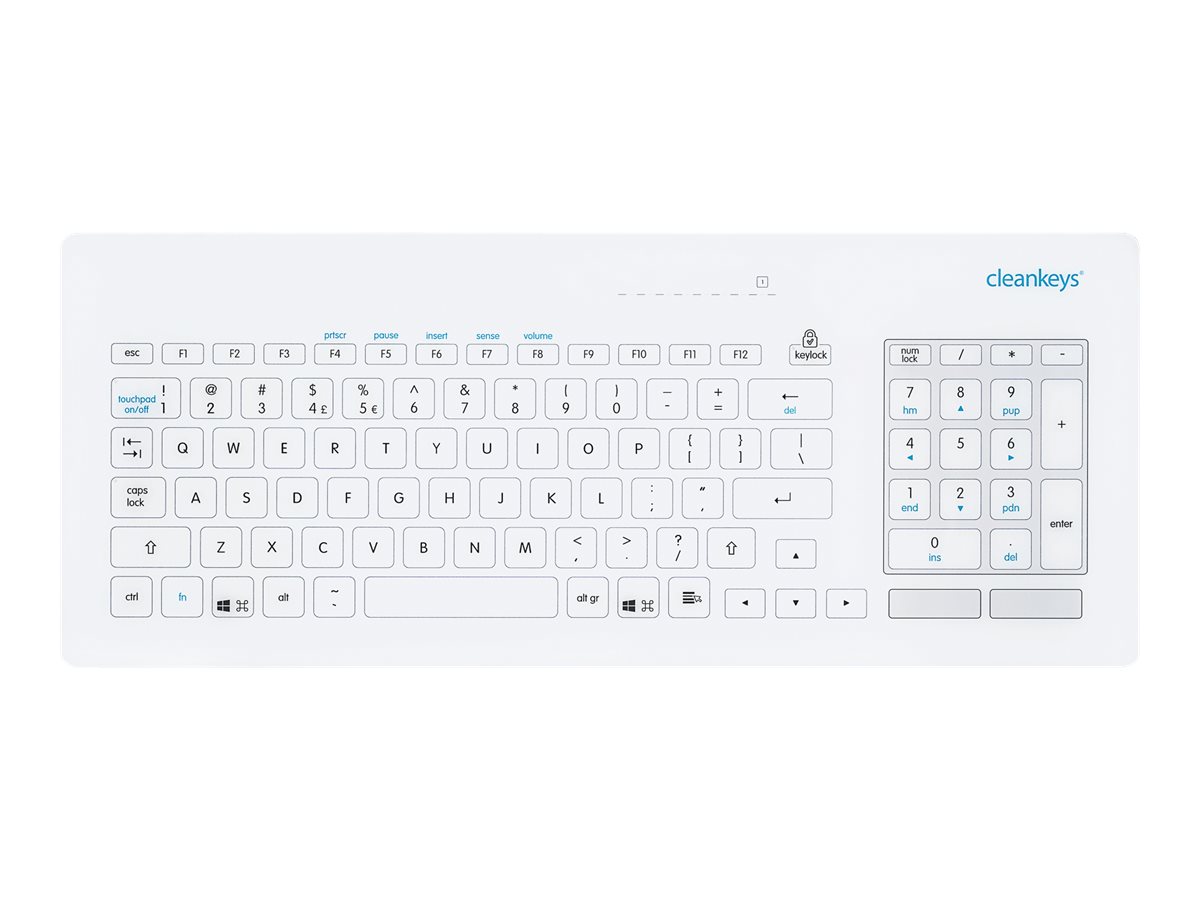 GETT CleanKeys CK5 - Tastatur - waschbar - USB - USA/Europa
