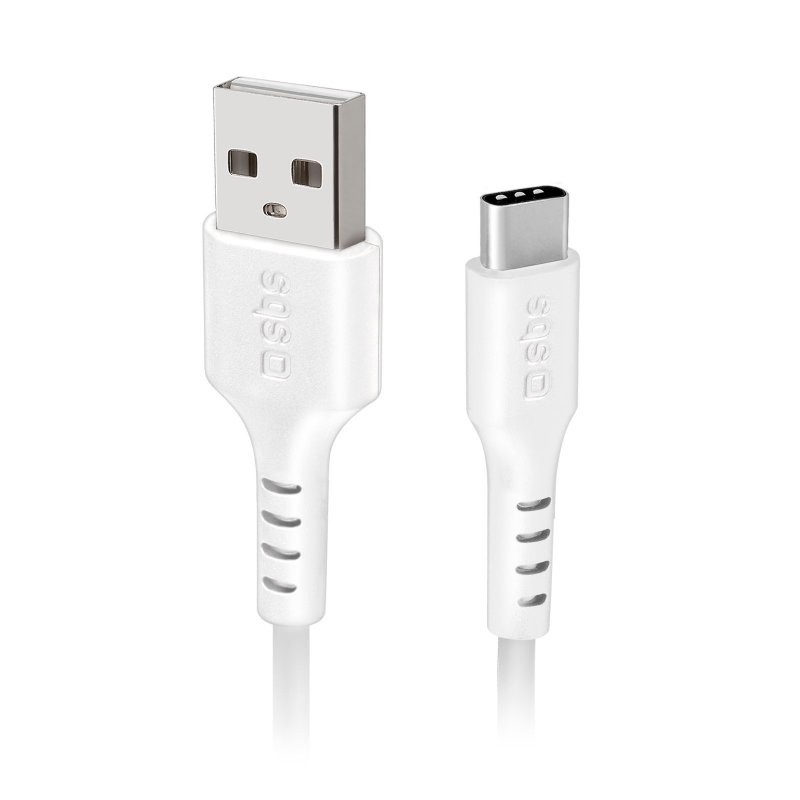 SBS USB Data Cable for Mobile Phones 2.0/Type C 1.5m white - Kabel - Digital/Daten