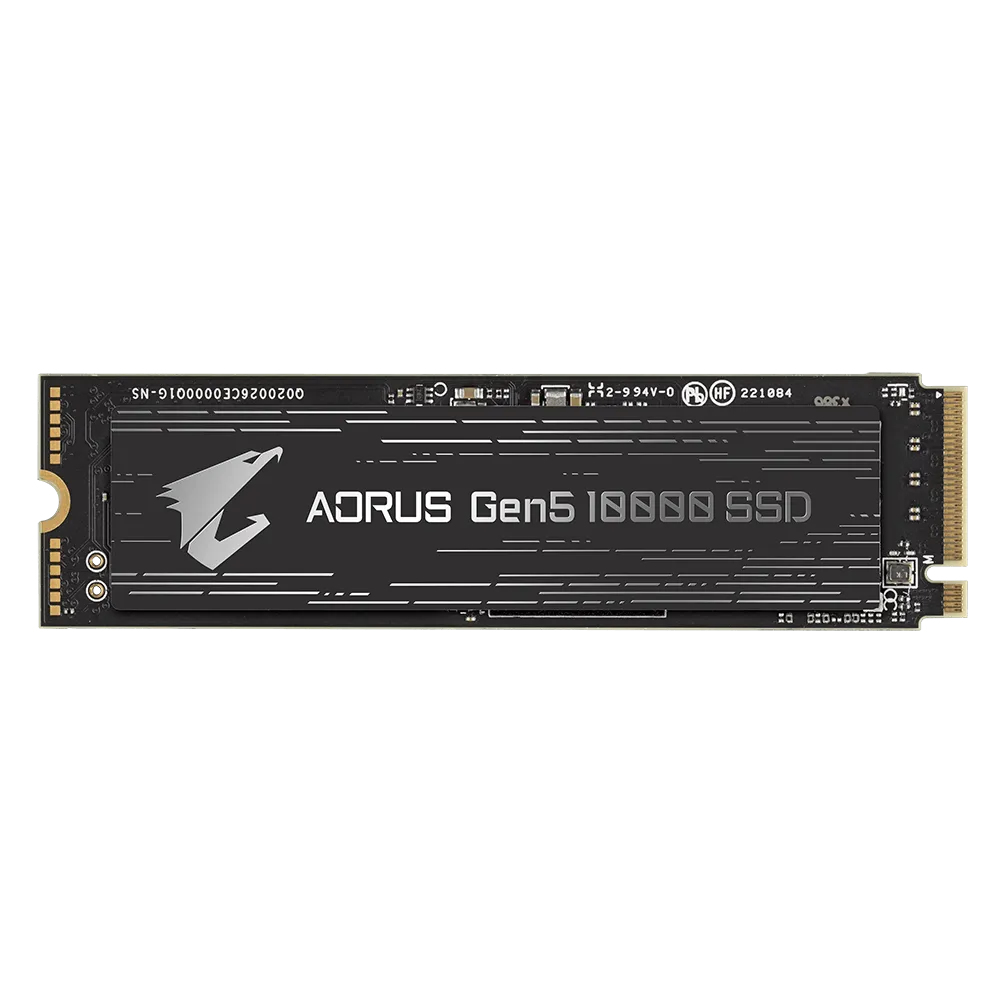 Gigabyte AORUS Gen5 10000 SSD 2TB M.2 NVMe - Solid State Disk - NVMe