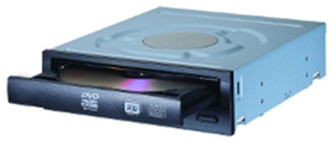Lite-On iHAS124 bulk black DVD+R/-R 24x SATA - DVD-Brenner - CD: 24x