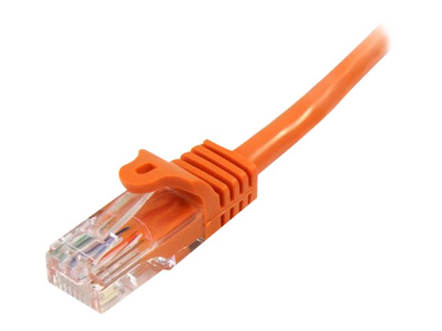 StarTech.com 5m Cat5e Ethernet Netzwerkkabel Snagless mit RJ45 - Cat 5e UTP Kabel - Orange - Patch-Kabel - RJ-45 (M)
