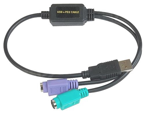 Datalogic ADP-203 Wedge to USB Adapter - 0,5 m - Schwarz