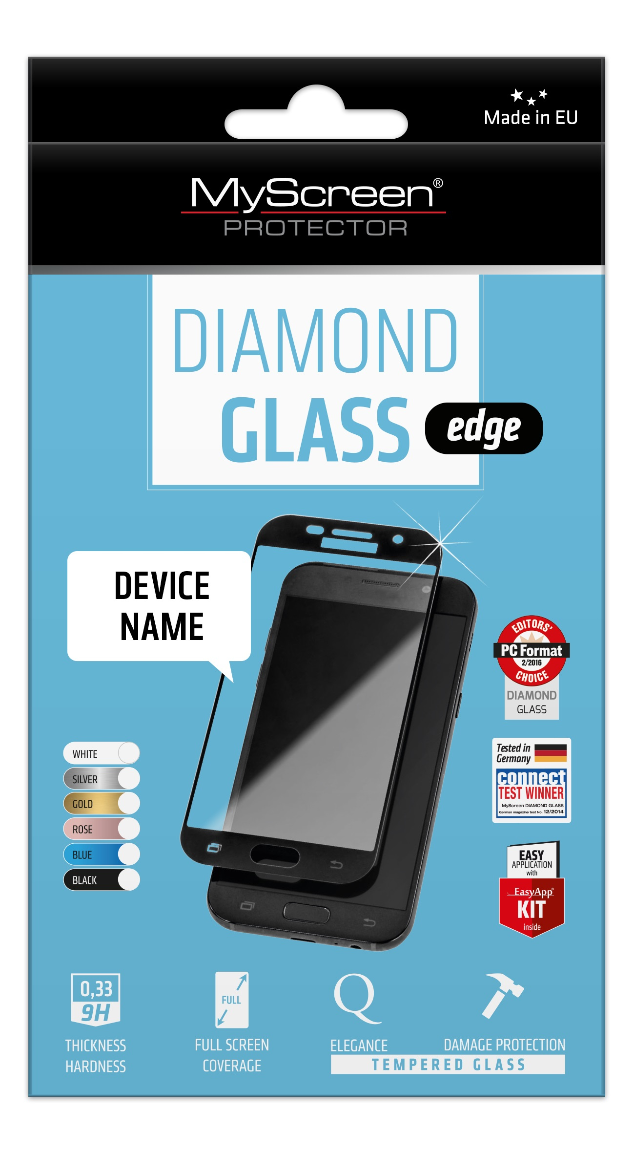 My Screen Protector Diamond Glass edge 3d - Bildschirmschutz für Handy