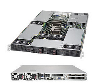 Supermicro SuperServer 1028GR-TRT - Server - Rack-Montage - 1U - zweiweg - keine CPU - RAM 0 GB - SATA - Hot-Swap 6.4 cm (2.5")