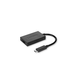 Lenovo USB C to HDMI Plus Power Adapter - Externer Videoadapter