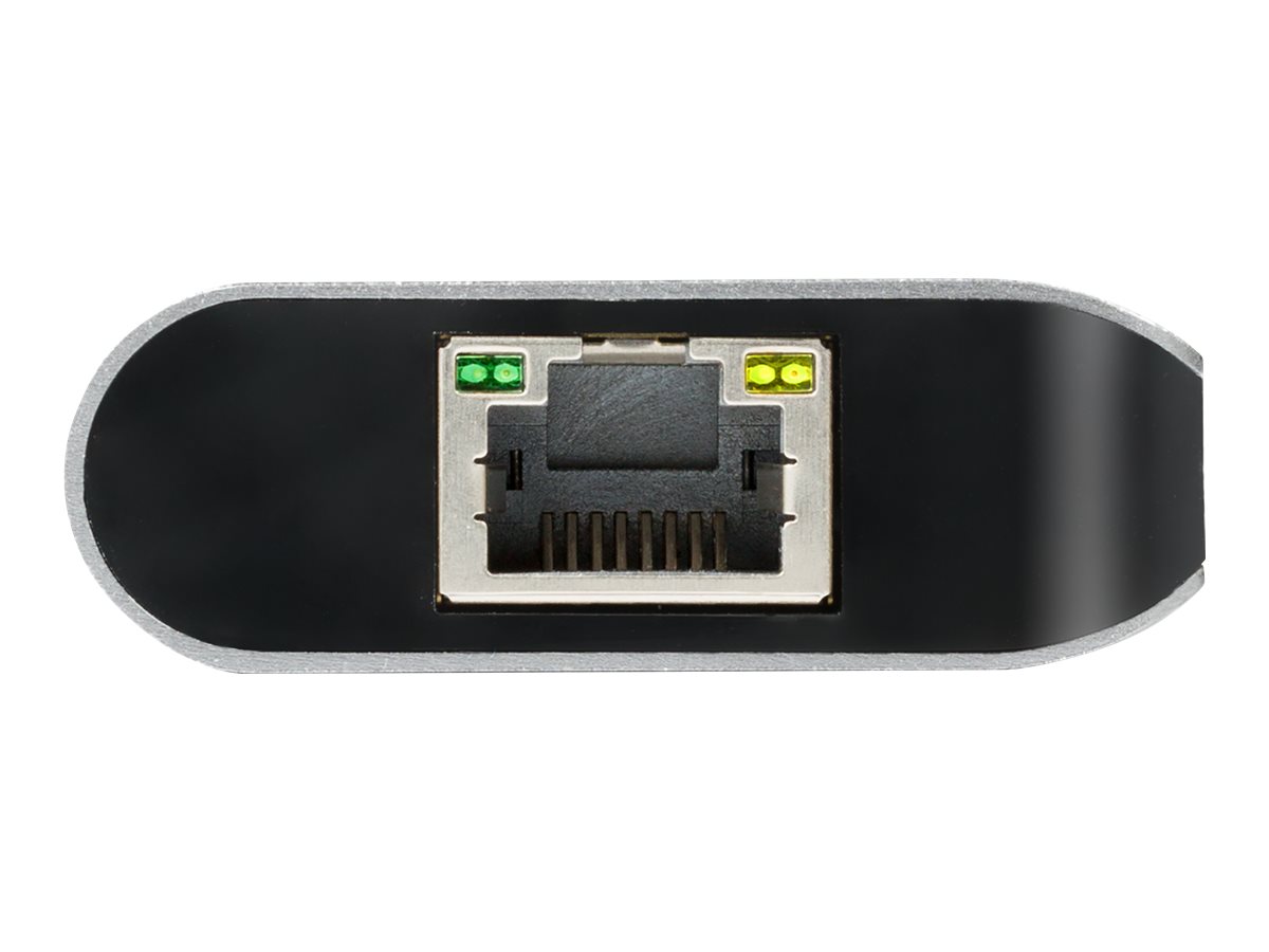 StarTech.com USB-C Multiport Adapter - 2x USB 3.0 / HDMI / SD / Gigabit Ethernet - mit Stromversorgung (USB PD)