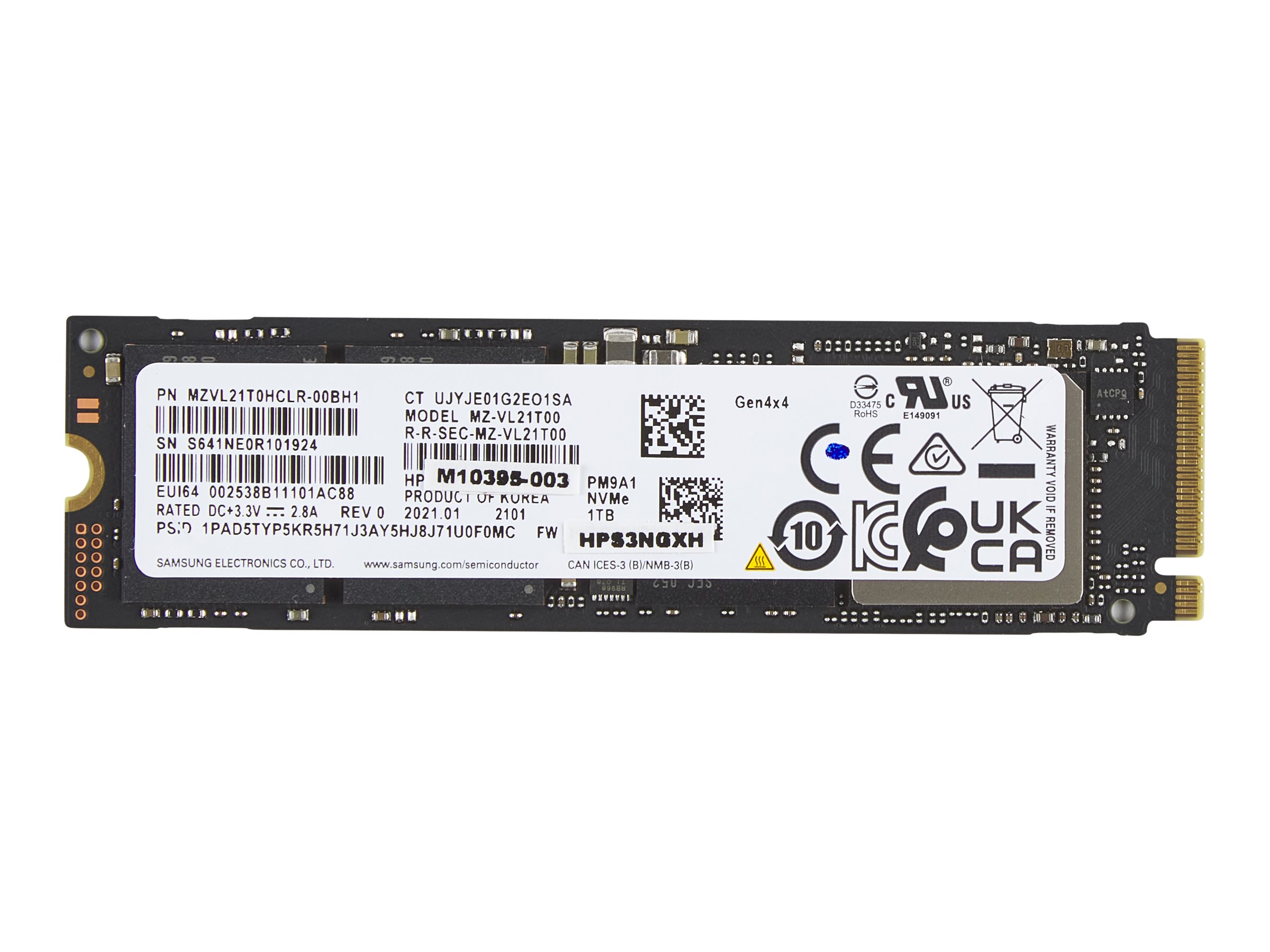 HP  SSD - 1 TB - intern - M.2 2280 - PCIe 4.0 x4 (NVMe)