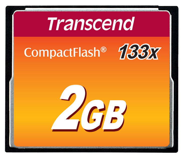 Transcend Flash-Speicherkarte - 2 GB - 133x