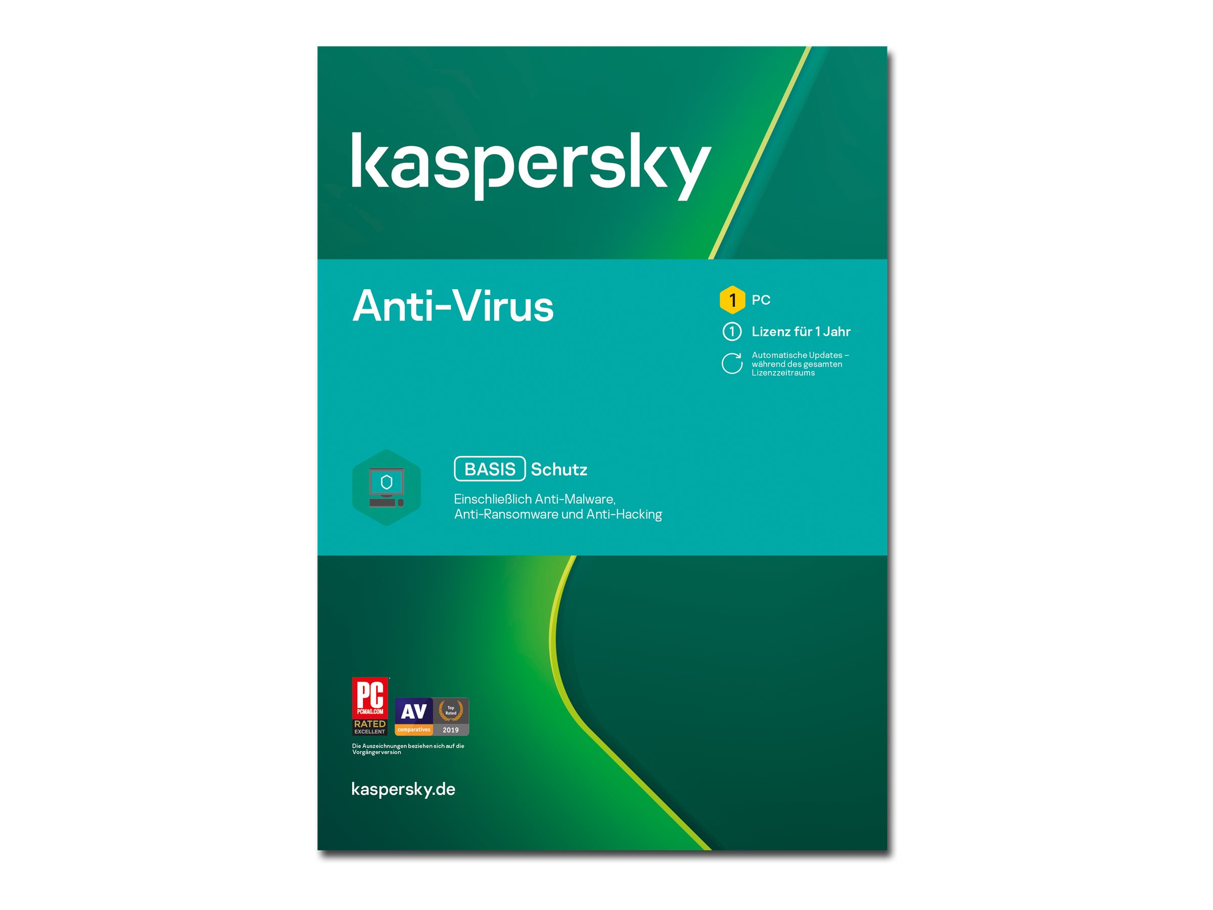 Kaspersky Anti-Virus - Erneuerung der Abonnement-Lizenz (1 Jahr)