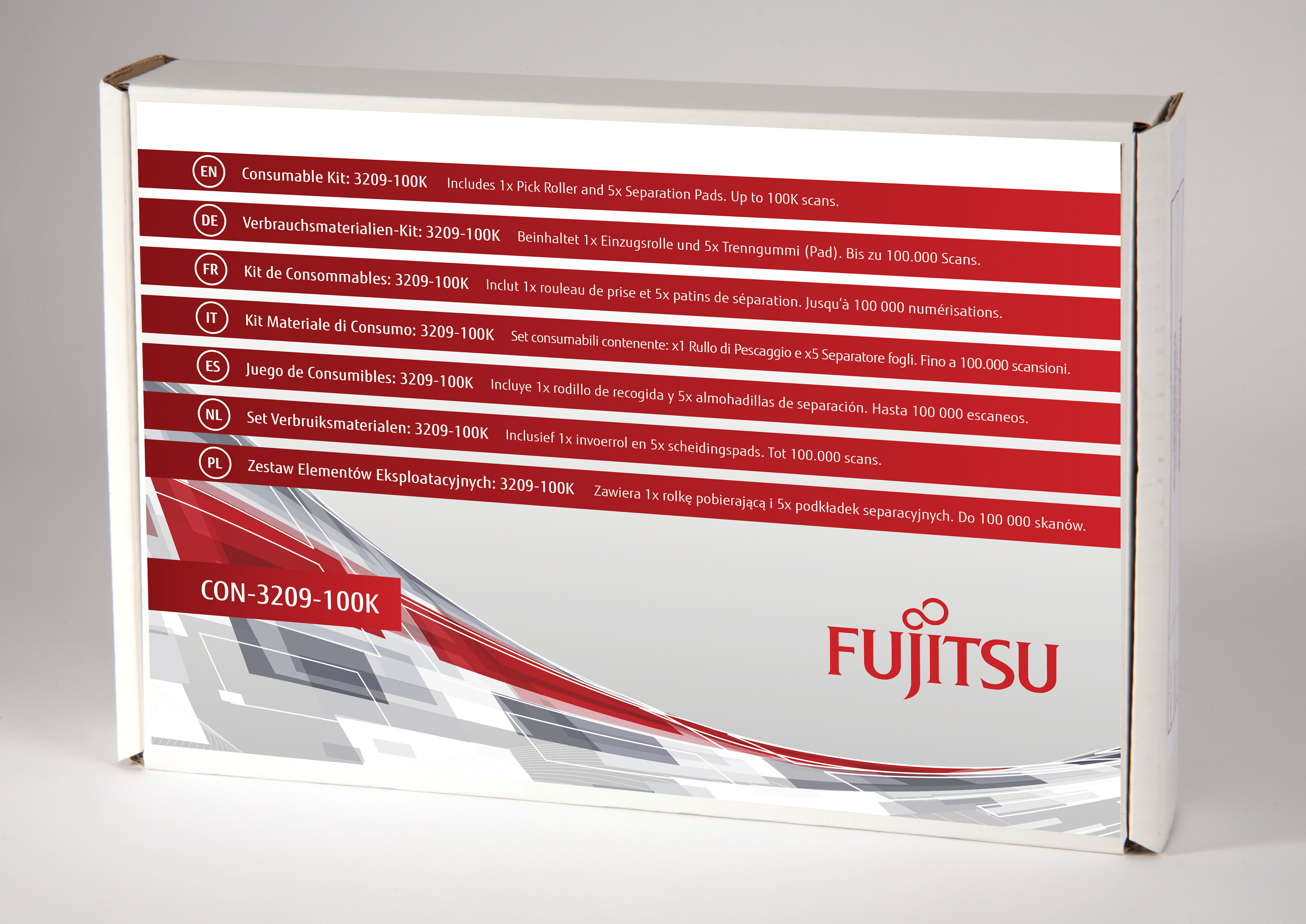 Fujitsu Consumable Kit: 3209-100K - Scanner - Verbrauchsmaterialienkit