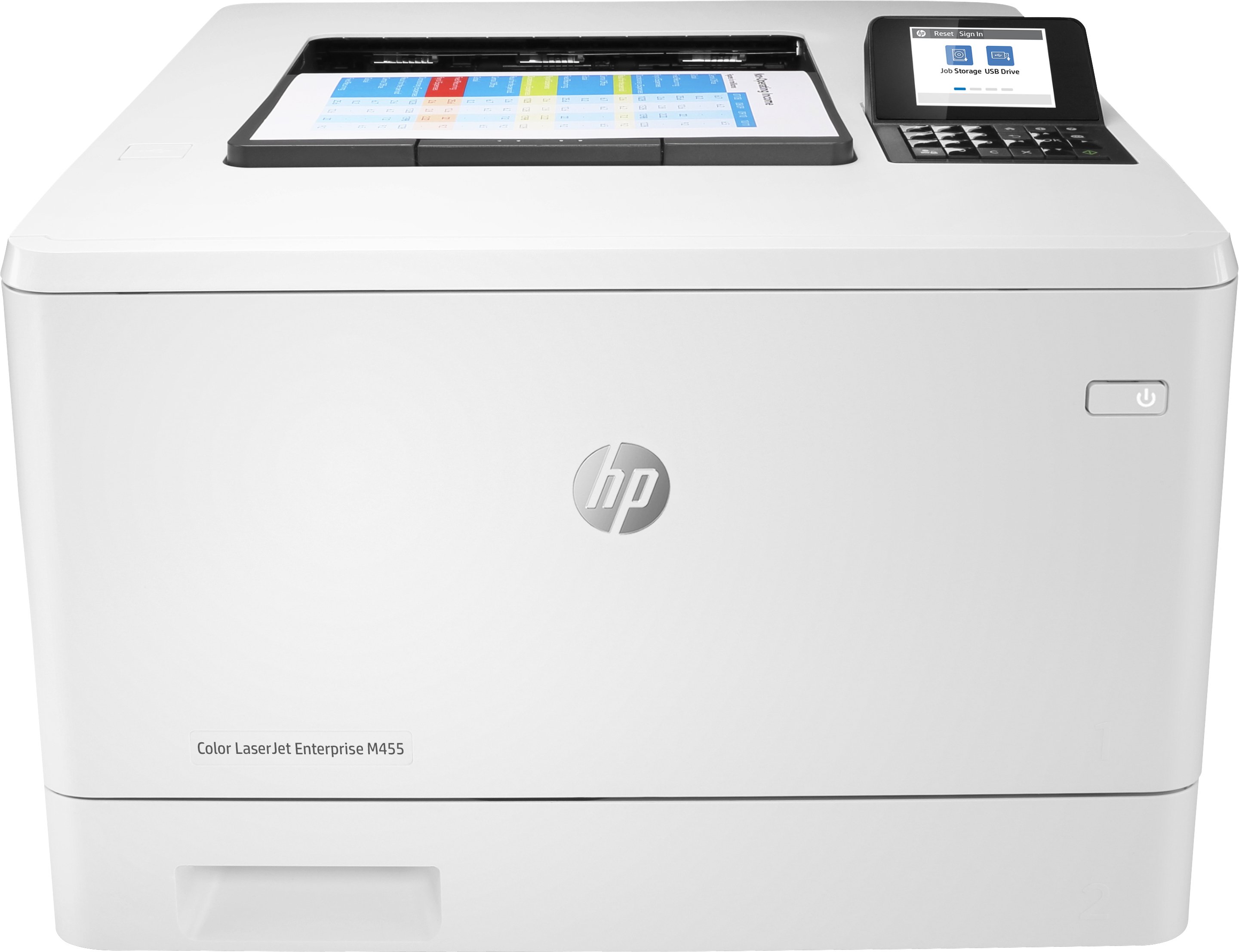 HP Color LaserJet Enterprise M455dn - Drucker - Farbe - Duplex - Laser - A4/Legal - 600 x 600 dpi - bis zu 27 Seiten/Min. (einfarbig)/